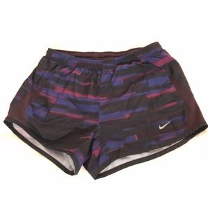 XS Nike purple/pink stripe running shorts